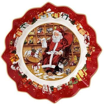 Villeroy & Boch Toy's Fantasy Schale groß Santa liest Wunschzettel mehrfarbig