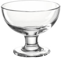 LEONARDO Servierschale "CUCINA" aus Glas auf Fu&szlig;, 360 ml, 4er Set
