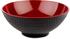 APS Germany Schale -ASIA PLUS- aus Melamin Ø 20 cm, Höhe: 8 cm, 1,1 Liter, innen: rot, glänzend, außen: schwarz, matt