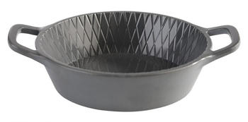 APS Germany Schale -MINI- aus Melamin, Ø 8,5 cm, Höhe 2,5 cm, anthrazit, 0,07 Liter Griff: je 1,5 cm