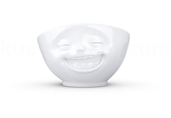 FIFTYEIGHT 3D Schale groß weiß 1L lachend