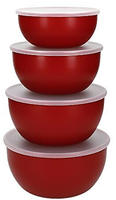 KitchenAid 4er-Set: Frischhaltedosen in Rot