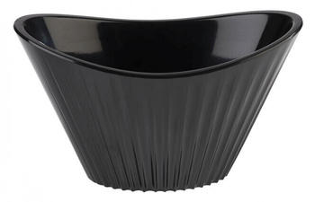 APS Germany Schale -MINI- aus Melamin, 9,5 x 5,5 cm, Höhe 5,5 cm, schwarz, 0,07 Liter