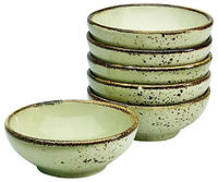 CreaTable Tapas-Schale "NATURE COLLECTION" 6 Stk. aus Steinzeug Snackschale,