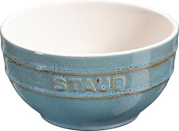 Staub Keramik Schüssel (14 cm) antik-türkis