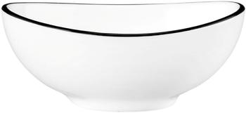 Seltmann Weiden Modern Life Black Line Bowl oval 8,5x6,5x3,3 cm / 0,05 L