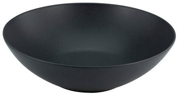 CreaTable SOFT TOUCH Sch&uuml;ssel Steinzeug schwarz 24cm