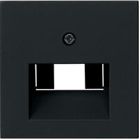 Gira 0270005, Gira 0270005 Abdeckung UAE/IAE + Netzwerk System 55 Schwarz matt