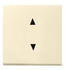 Gira Wippe mit Bedruckung Pfeilsymbole Cremeweiß glänzend (861601)