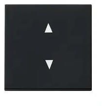Gira Wippe mit Bedruckung Pfeilsymbole Schwarz matt (8616005)