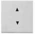 Gira Wippe mit Bedruckung Pfeilsymbole Grau matt (8616015)