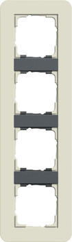 Gira 0214427 Abdeckrahmen 4-fach E3 sand-anthrazit