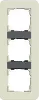 GIRA Abdeckrahmen 3fach Sand/Anthrazit 0213427 (0213427)