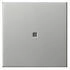 Gira Wippe 1fach unbedruckt mit Kontrollfenster System 55