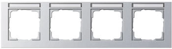 Gira 109425 Abdeckrahmen mit Beschriftungsfeld waagerecht 4-fach E2