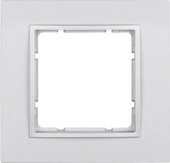 Berker Hager B7 - Rahmen 1 Element Aluminium matt (10116424)
