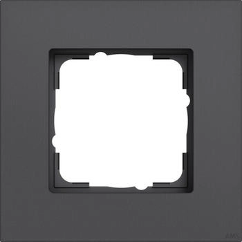 Gira Abdeckrahmen 1-fach Esprit Aluminium lackiert Anthrazit (211408)