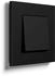 Gira Abdeckrahmen 1-fach Esprit Aluminium lackiert Schwarz matt (211409)