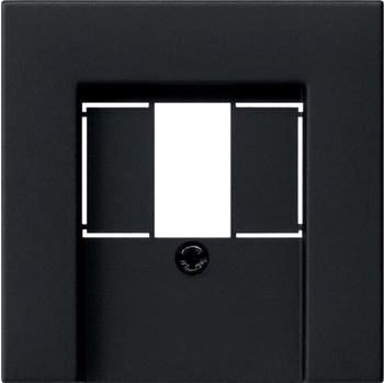 Gira Abdeckung TAE USB System 55 Schwarz matt (276005)