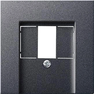 Gira Abdeckung USB-Spannungsversorgung PD System 55 Anthrazit (37628)