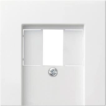 Gira Abdeckung USB-Spannungsversorgung PD System 55 Reinweiß (37603)