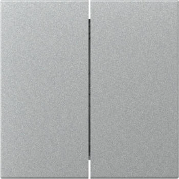 Gira Wippe 2f gerade System 55 Aluminium (349526)