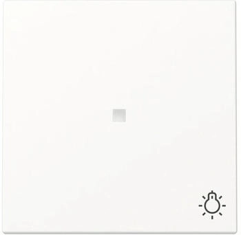 Gira Wippe Kontrollfenster Symbol Licht System 55 Reinwei&szlig; matt (367427)