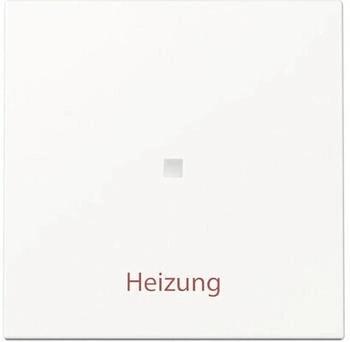 Gira Wippe mit Kontrollfenster und Aufdruck "Heizung Ein/Aus" 3678