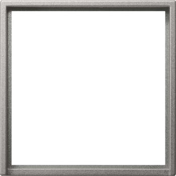 Gira Adapterrahmen quadr. 50 x 50 mm System 55 Edelstahl lackiert (282600)