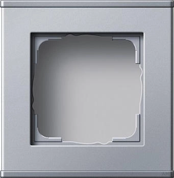 Gira Profil 1-fach senkrecht waagerecht Profil 55 Aluminium (136126)