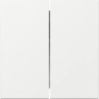 Gira 349503 Wippe Reinwei&szlig; gl&auml;nzend 2-Fach