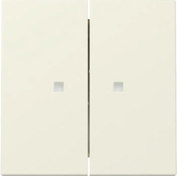 Gira Wippe 2f Kontrollfenster System 55 Cremewei&szlig; (363101)
