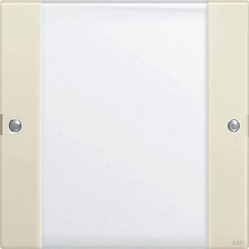 Gira Wippenset 1-fach Beschriftungsfeld System 55 Klar/Cremewei&szlig; (213101)