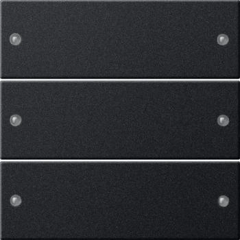 Gira Wippenset 3-fach System 55 Schwarz matt lackiert (2183005)