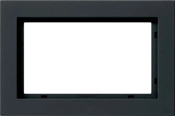 Gira Abdeckrahmen 1,5-fach E2 Schwarz matt (100109)