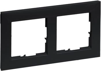 Legrand SEANO 2-fach Rahmen schwarz lackiert (765372)