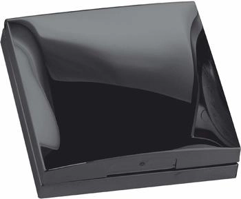 Berker Integro Flow/Pure Rahmen 1-fach mit Klappdeckel schwarz gl&auml;nzend (918282510)