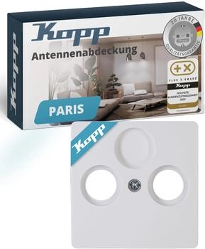 Kopp Paris Antennen-Abdeckung TV/RF arktiswei&szlig; (334902182)