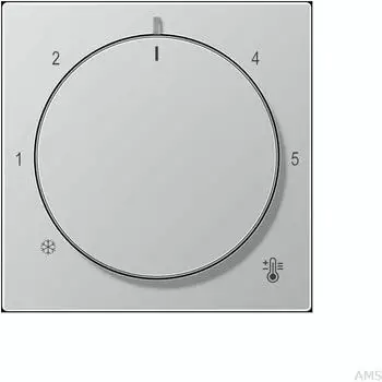 Jung Abdeckung für Thermostat Serie A Aluminium (A1749BFAL)