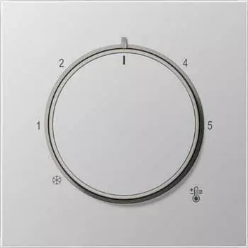 Jung Abdeckung für Thermostat Serie LS Aluminium (AL1749)