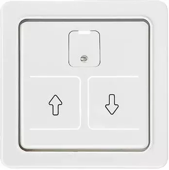 ELSO Zentralplatte elektronischer Rollladenschalter reinweiß (207064)