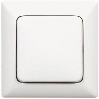 Legrand Creo Pro21 Wippe Aus-Wechselschalter volle Platte ultraweiß (776160)