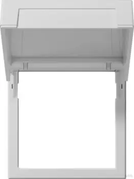 Gira Montagerahmen Klappdeckel System 55 Grau matt (2658015)