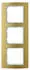 Berker Rahmen 3-fach B.3 Alu gold/polarweiß matt (10133046)