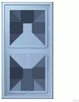 Jung Rahmen 2-fach outremer moyen LS 990 (LC982207)