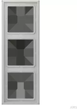 Jung LC983205 Rahmen 3-fach LC32013 (Duroplast lackiert) Gris Clair 31 Les Couleurs Le Corbusier
