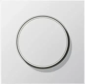 Jung Abdeckung f&uuml;r Drehdimmer Serie LS, Aluminium (AL1740)