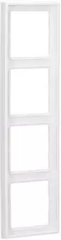 Jung LS984WWM 4fach Rahmen Schneewei&szlig; Matt Serie LS