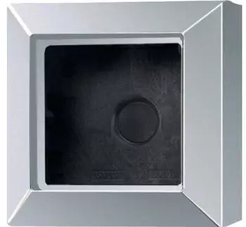 Jung Aufputz-Kappe 1-fach (aluminium)