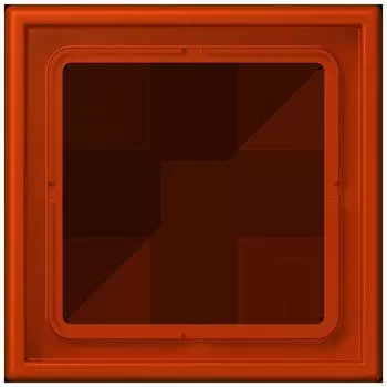 Jung Rahmen LS 990Les Couleurs - 1-fach (rouge vermillon 59)